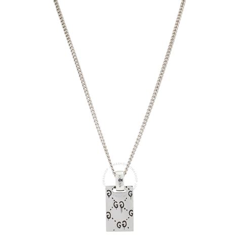 gucci ghost pendant necklace in silver|gucci ghost background.